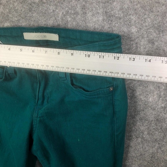 Joes Mid Rise Skinny Ankle Jeans Women's 25 Green Stretch Denim Casual - Picture 7 of 13